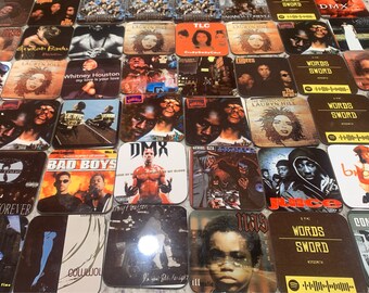 Classic Hiphop drink coasters (NOTE me your set of four!)