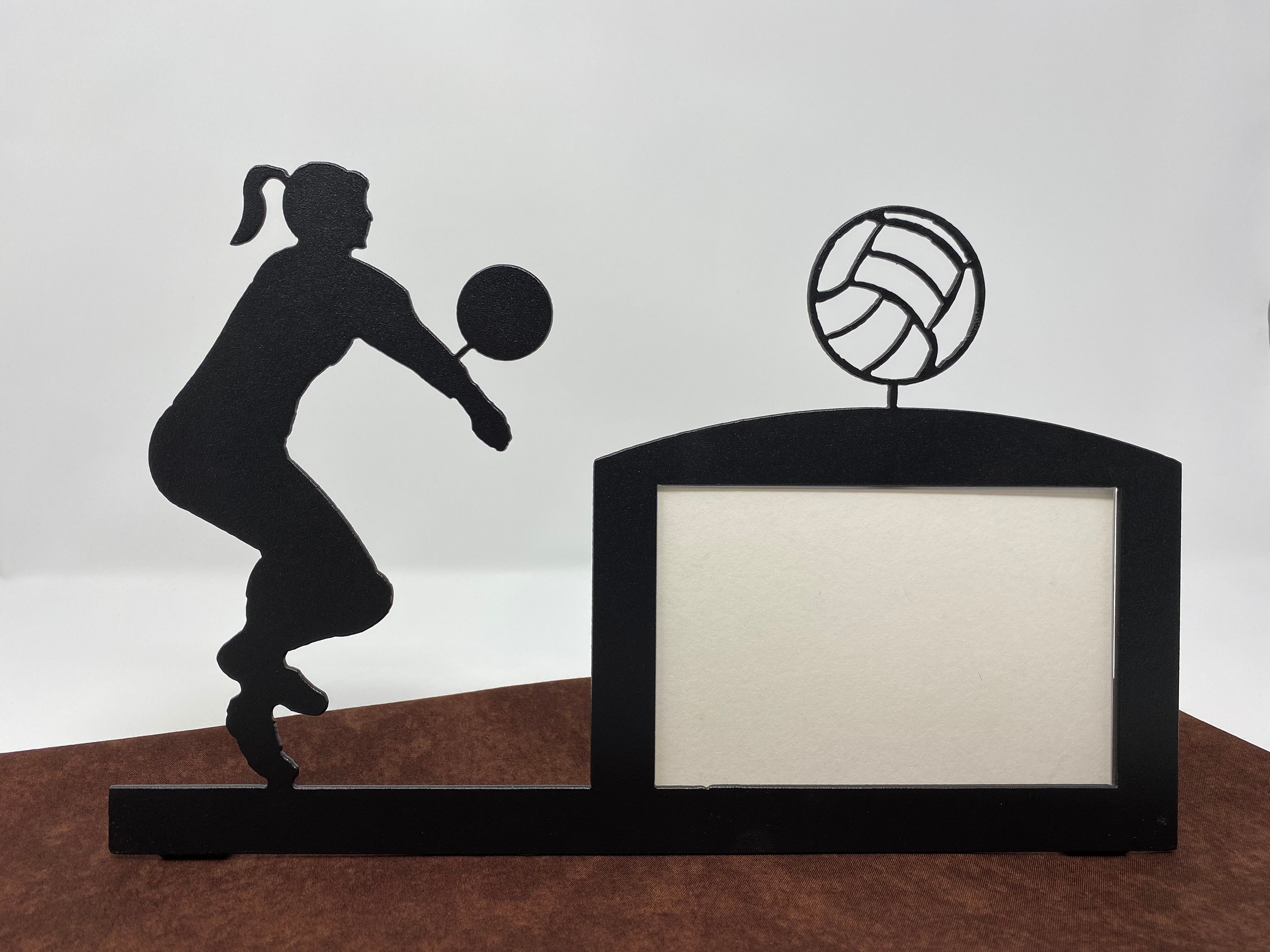 Volleyball Picture Frame Volleyball Decor 4 X 6 Metal Frame Etsy