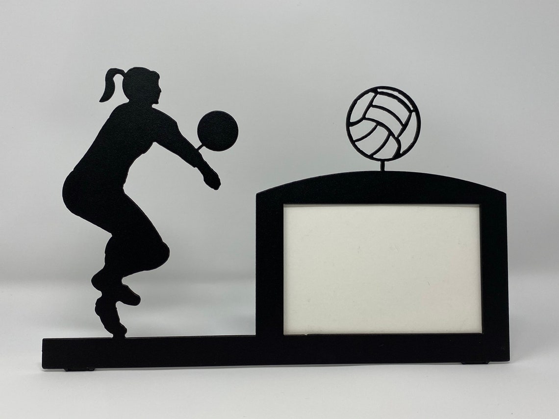 Volleyball Picture Frame Volleyball Decor 4 X 6 Metal Frame - Etsy