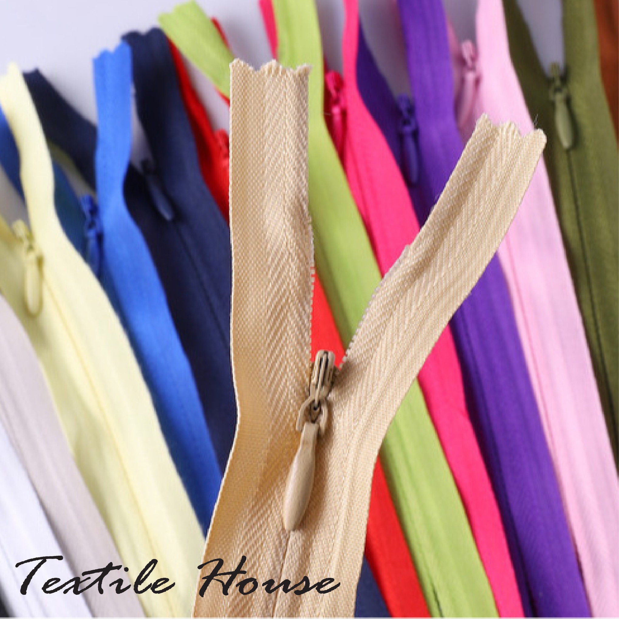 Invisible Nylon Zip Zips Zipper Concealed Closed End Sewing Etsy