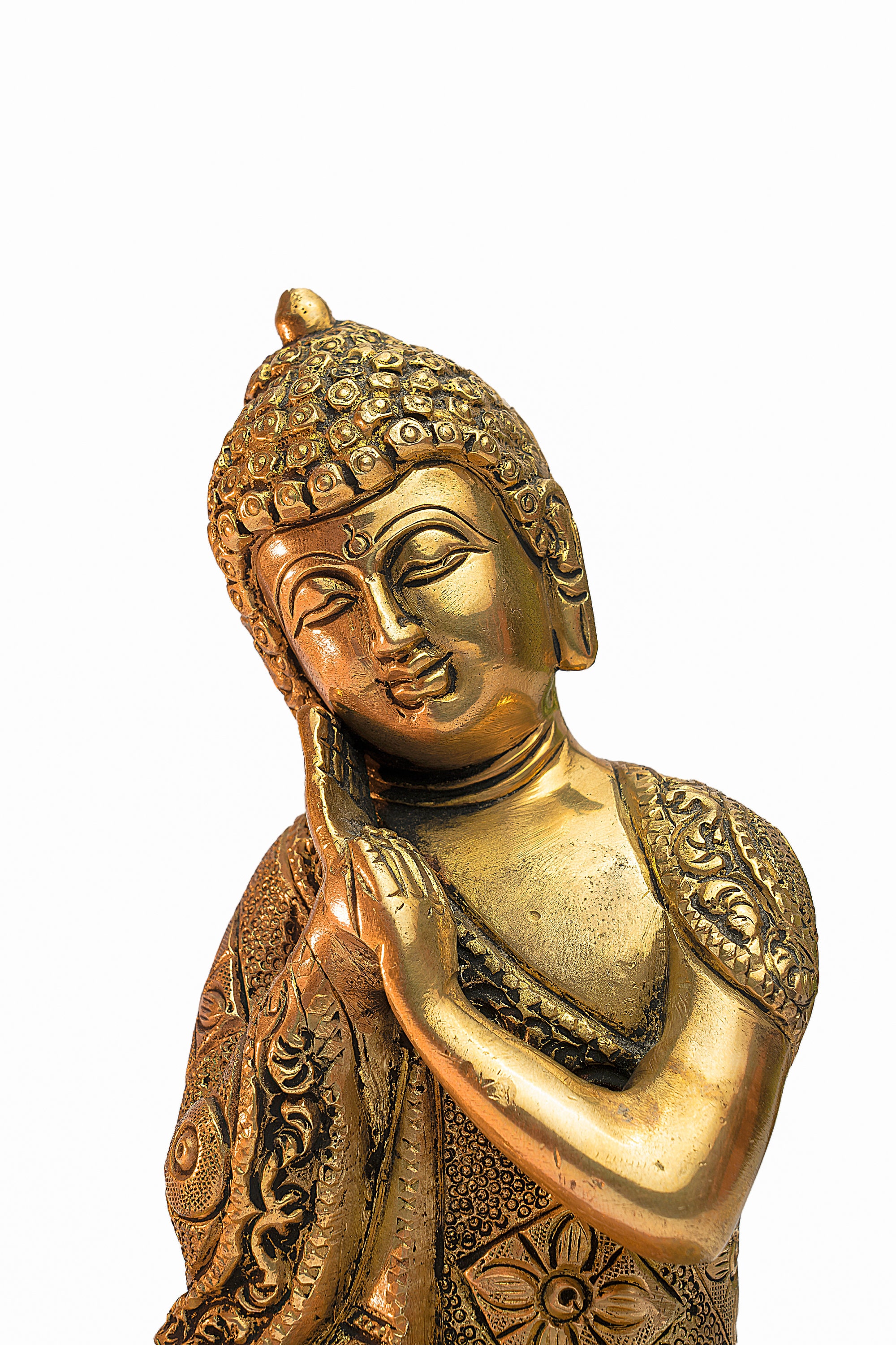 Thinking Buddha Statue 6 5 Inches Gautam Buddha Statue Etsy