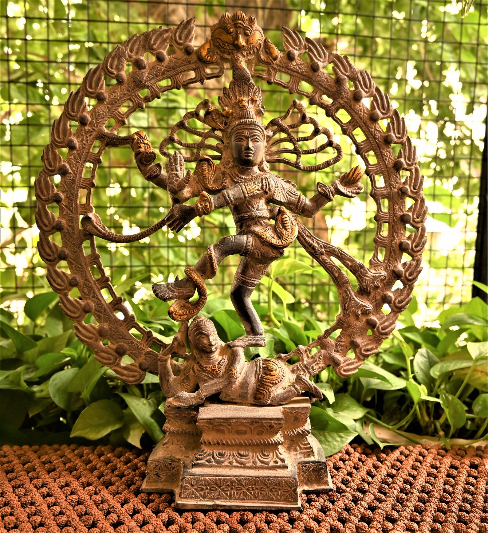 Nataraj Statue 42 cm 17 inches Dancing shiva antique Home | Etsy