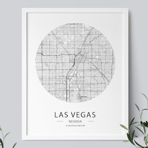 Las Vegas Karte Drucken, Las Vegas Karte Poster, Las Vegas Straße Karte, Karte von Las Vegas, Las Vegas Nevada, Las Vegas Druck, INSTANT DOWNLOAD