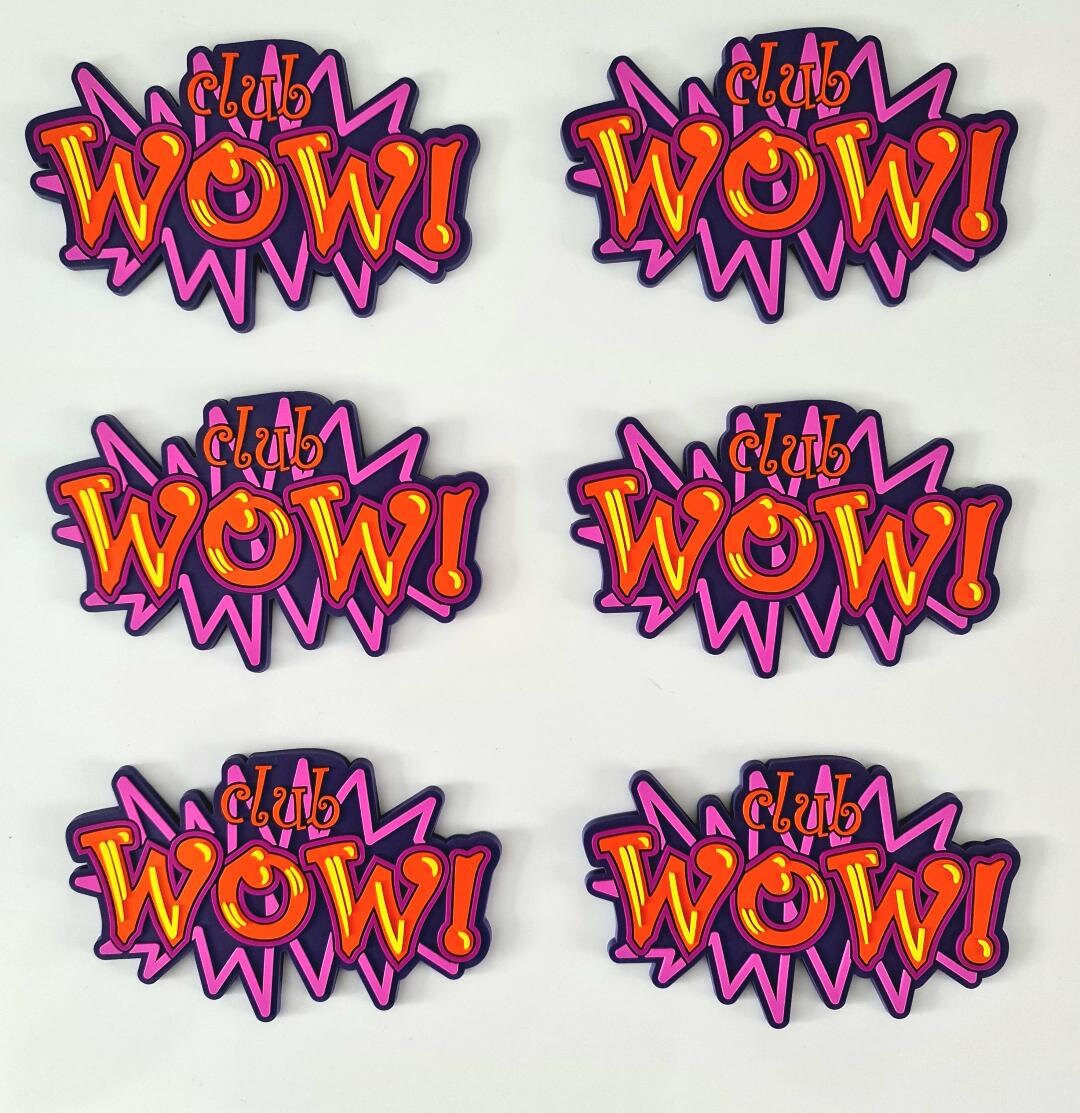 Club WOW 2D PVC Coaster - Etsy