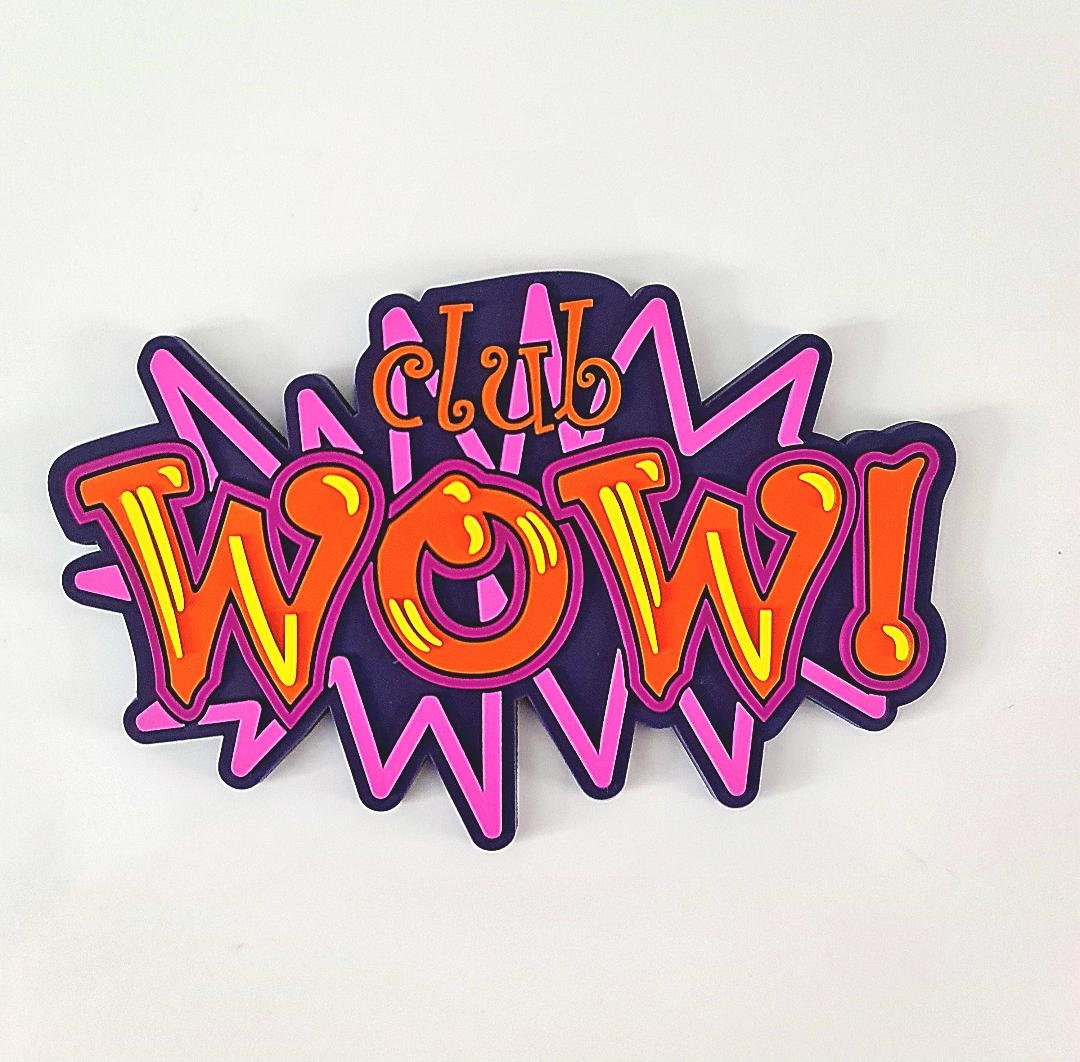 Club WOW 2D PVC Coaster - Etsy