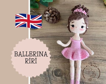 Ballerina Riri Doll Pattern English#amigurumibride#amigurumidoll