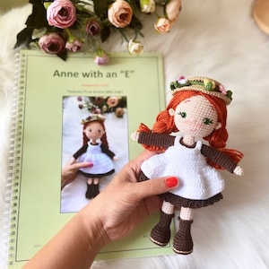 20 cm Finished Doll Amigurumi Green Gables Anne Doll  / Anne with an E /crochet doll /handmade