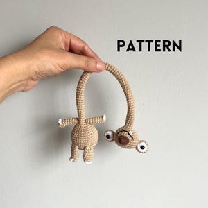 Amigurumi Sloth Charm Crocget Pattern PDF/ Bag Charm Keychain/Mini Crochet Toy/Digital Download