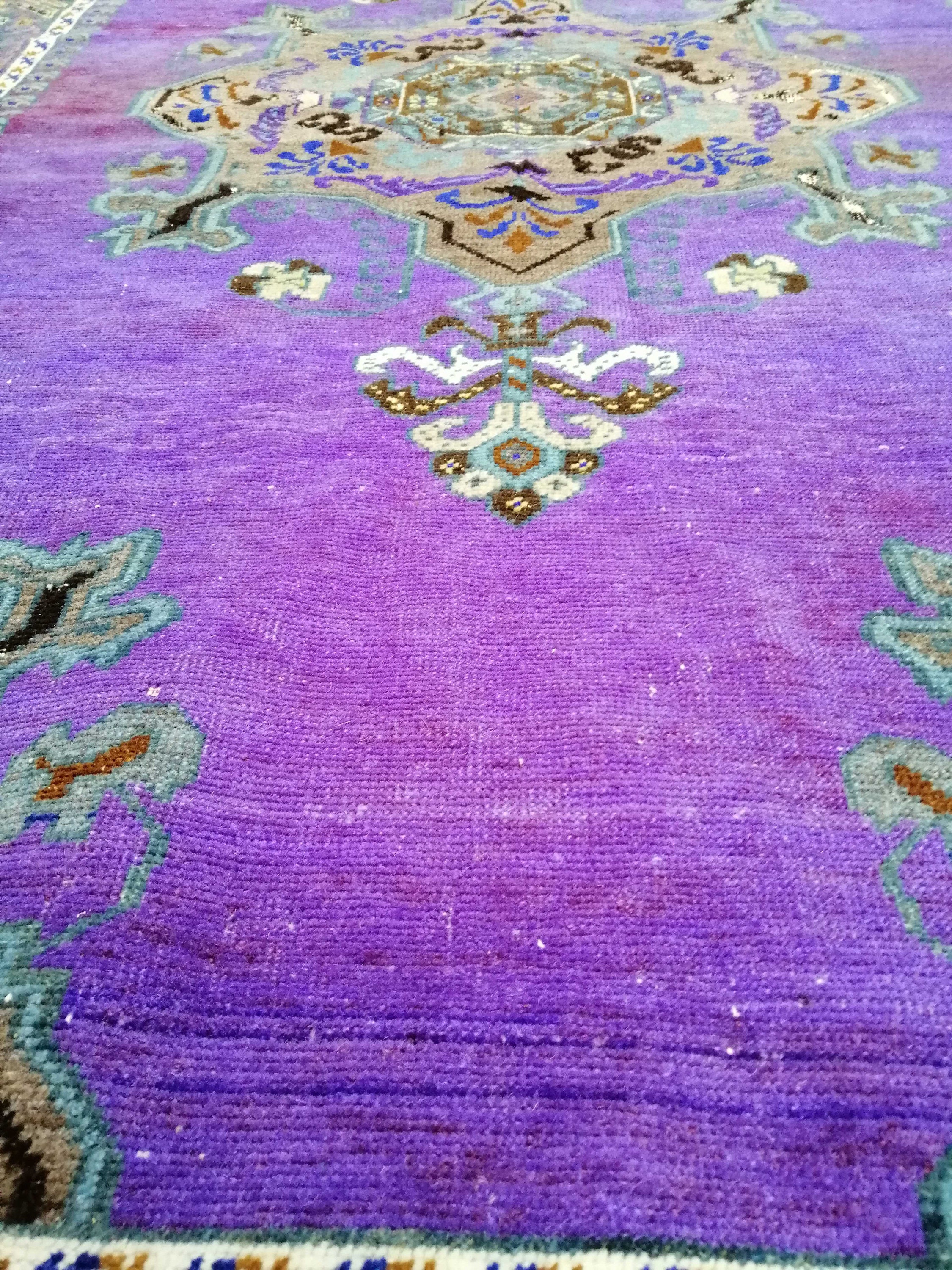 Purple Rug 4.6''x 7.4'' Kitchen rug Etsy