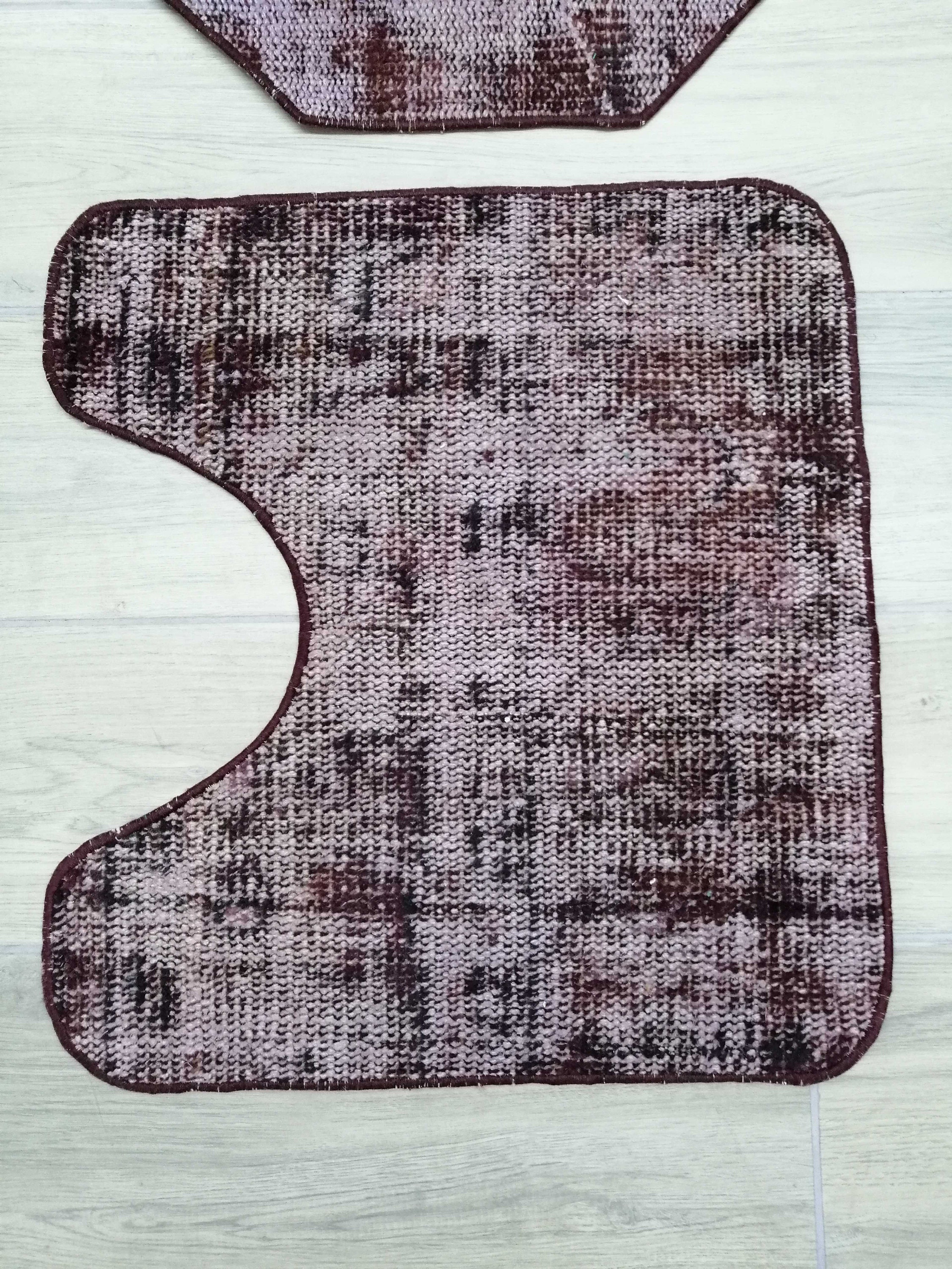 Vintage Bathroom Rug Set Bathroom Mat Set Bath Mats Etsy