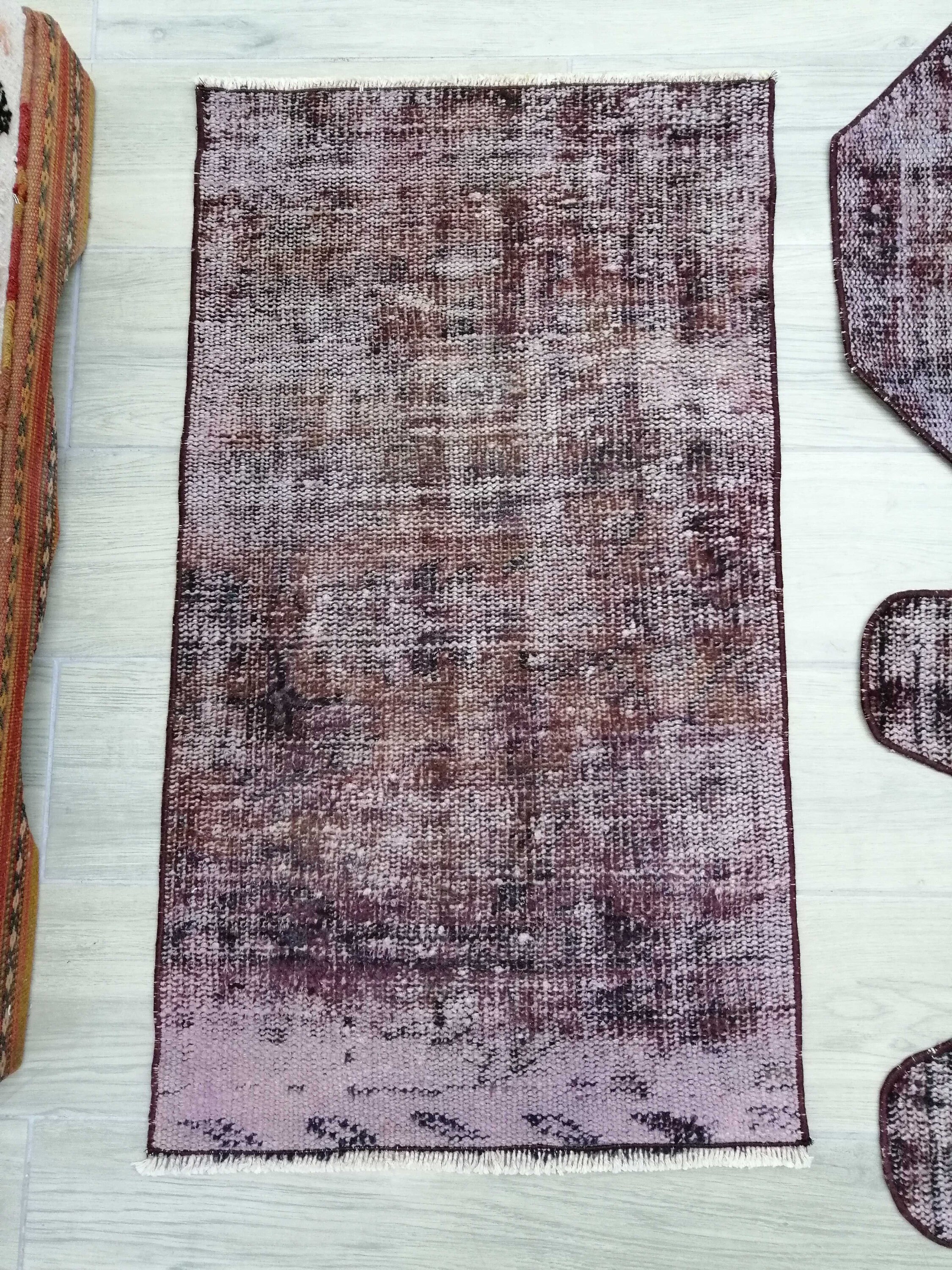 Vintage Bathroom Rug Set Bathroom Mat Set Bath Mats Etsy