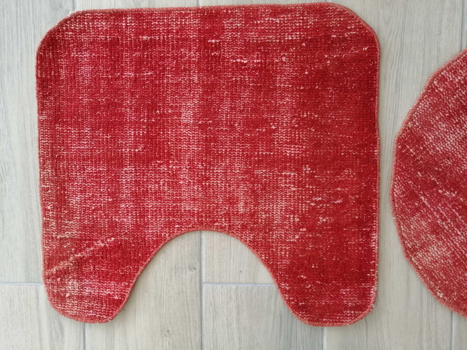 Vintage Bathroom Rug Set Bathroom Mat Set Bath Mats Etsy