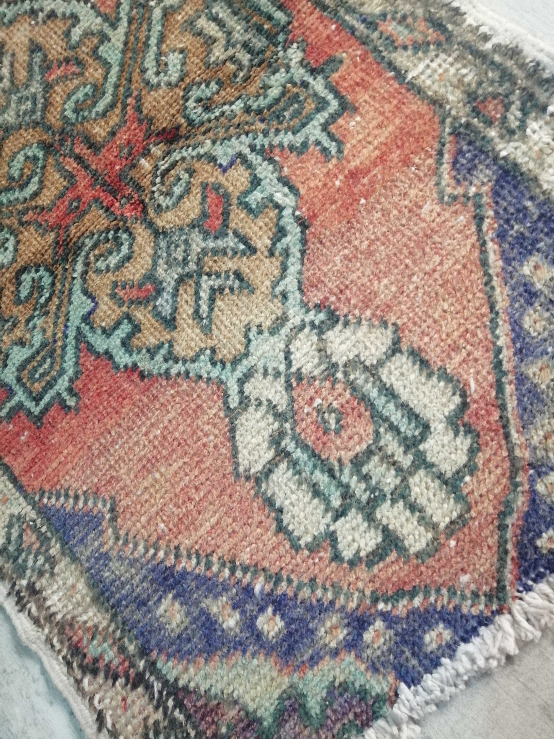 Alfombra de entrada pequeña / 1.6x2.4ft / pequeña alfombra | Etsy