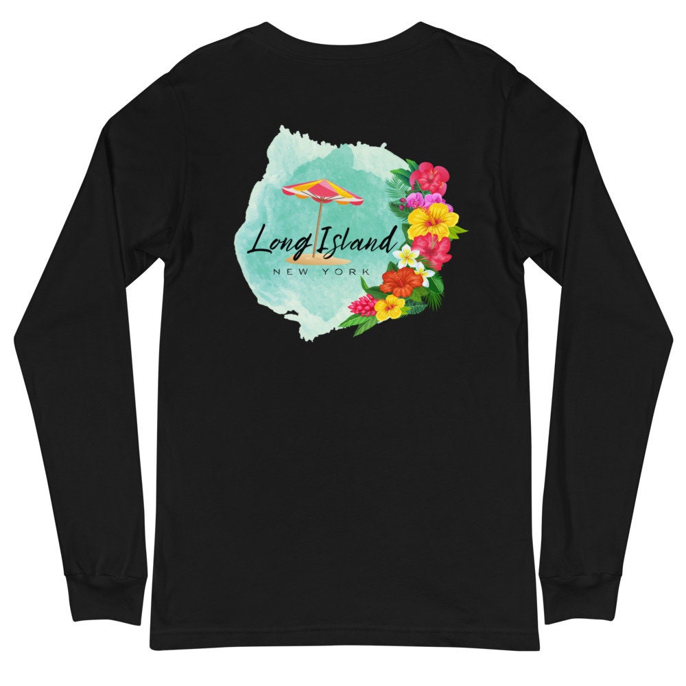 Lange Insel tropischen Langarm Unisex T-Shirt Bella Canvas XS | Etsy