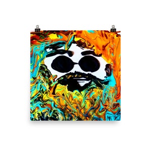 Jerry Garcia Giclée Print of My Original Painting | Deadhead Art