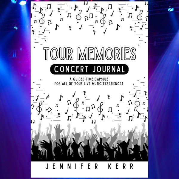 Tour Memories Concert Journal | Guided Journal and Time Capsule to Record Your Live Music Experiences | Rock and Roll | Musician