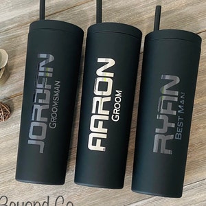 Vaso personalizado para dama de honor, regalo personalizado para padrino de boda, regalo personalizado para dama de honor, regalo personalizado para padrino de boda, taza para dama de honor