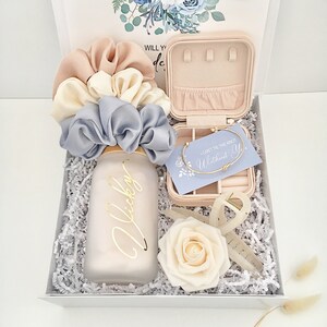 Bridesmaid Proposal Box Personalized Gift Blush Will You Be My ...
