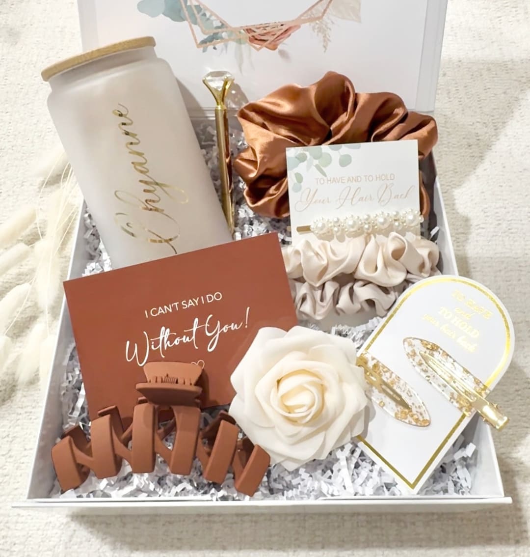 Bridesmaid Proposal Box Gift Set Personalized Gift Will You Be My ...