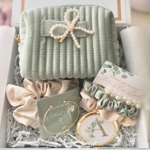 Coffret cadeau proposition de demoiselle d'honneur Boîte à bijoux personnalisée pour demoiselle d'honneur Serez-vous ma demoiselle d'honneur Cadeaux Tasse en verre Tumbler Coffret de demoiselle d'honneur