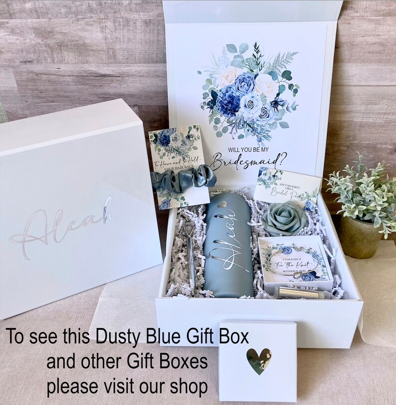 Bridesmaid Gift Box Bridal Party Gifts Bridesmaid Proposal Etsy Canada