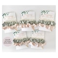 Bridesmaid Gift Proposals Will you be my Maid of Honor Gifts Bridesmaid Sage Dusty Blue Blush Pink Burnt Orange Scrunchies Gifts