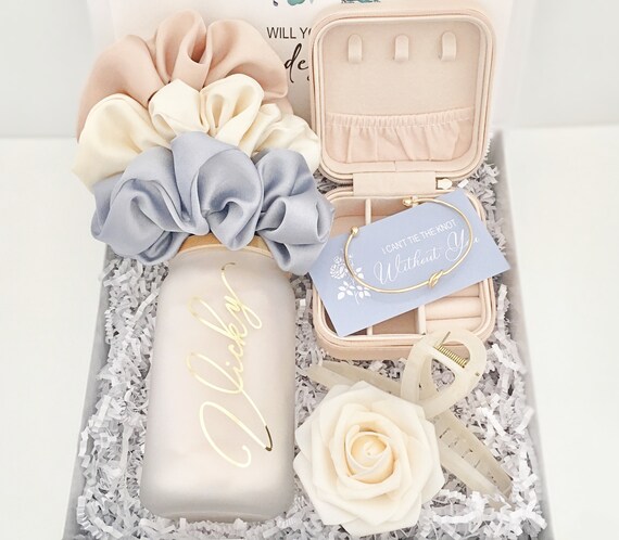 Custom Romantic Bridesmaid Puzzle Invitation
