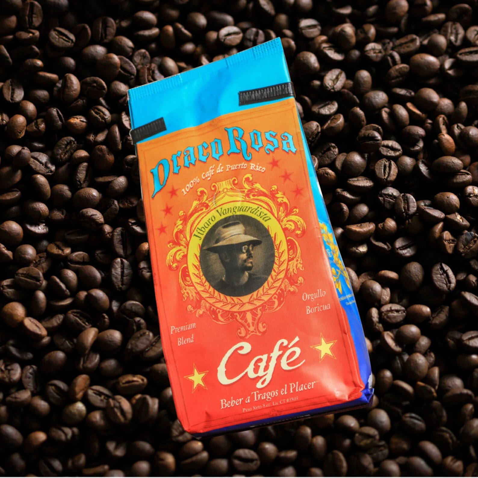 Draco Rosa Premium Ground Coffee from Puerto Rico 8oz Etsy