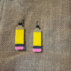 Pencil earrings