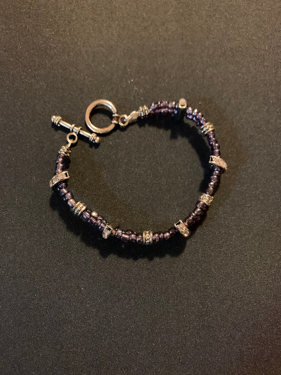 Elegant Purple Bracelet Etsy