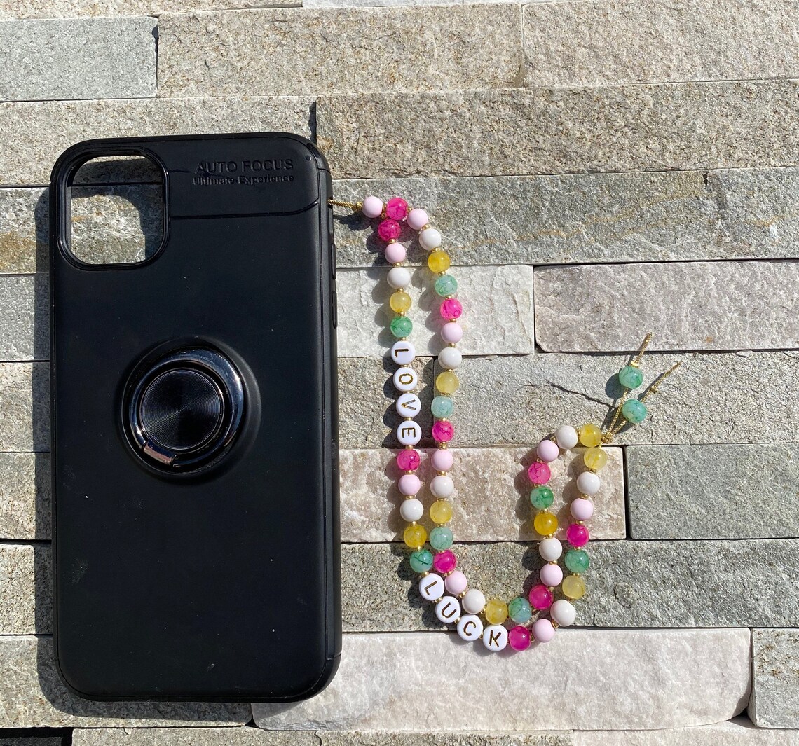 Bijoux de téléphone bracelet de telephone multicolor Etsy