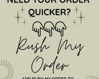 Rush My Order