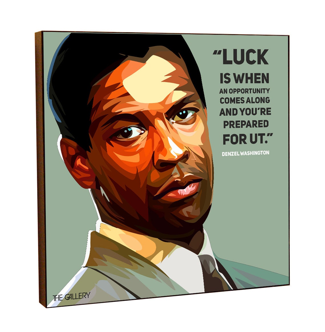 Denzel Washington Poster Pop Art Portrait Art Print Framed | Etsy