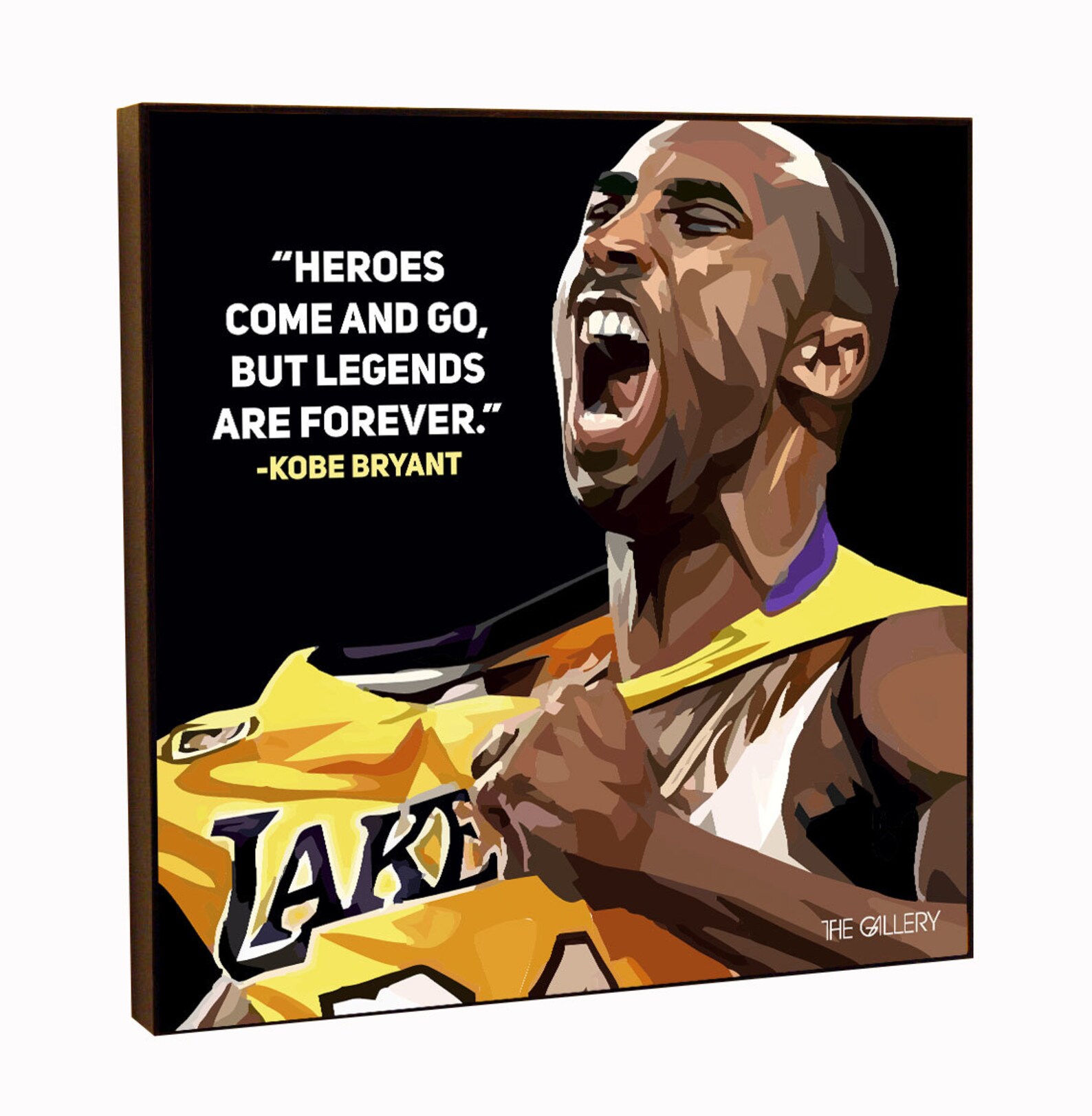 Kobe Bryant Poster Wall Decals Pop Art Gifts Portrait Framed Etsy