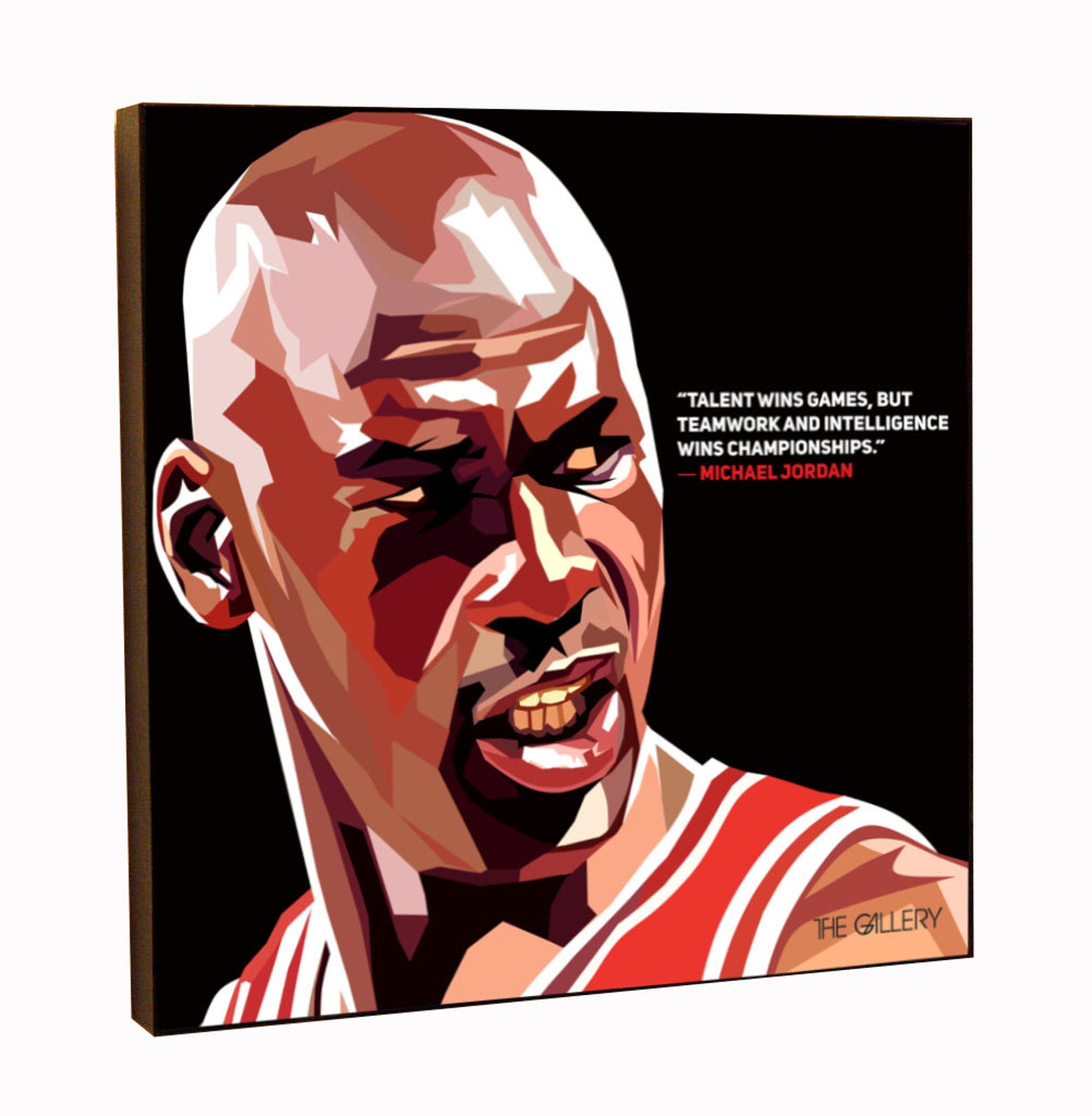 Michael Jordan Poster Wall Decals Pop Art Gifts Portrait | Etsy