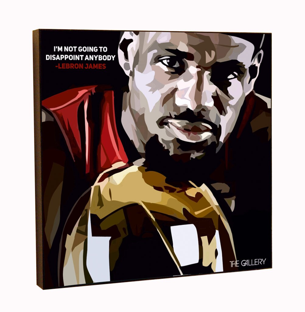 LeBron James Poster Wall Decals Pop Art Gifts Portrait Framed Etsy