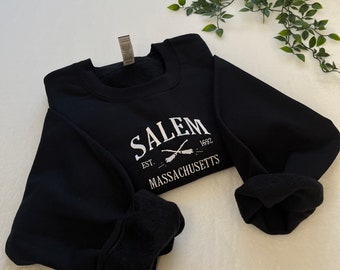 Salem Massachusetts Sweatshirt | Unisex Sweatshirt | Long Sleeve | Pullover | Jumper | Women's | Men's | Crewneck | Personalised | Customise