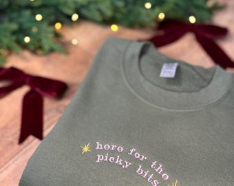 Here for the Picky Bits Custom Embroidered Christmas Jumper