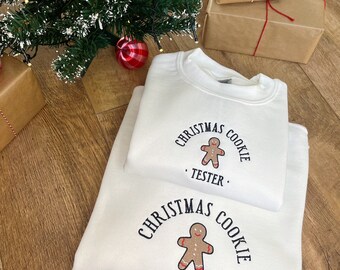 Christmas Cookie BAKER ONLY - ADULT Embroidered Christmas Sweatshirt