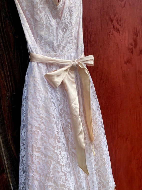 Blush Lace Formal Dress - image 4