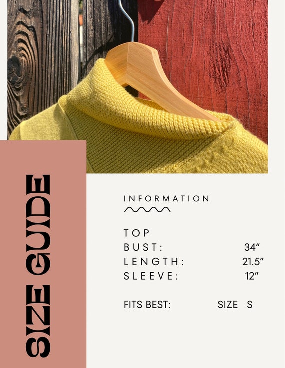 Yellow Sweater Blouse - image 5