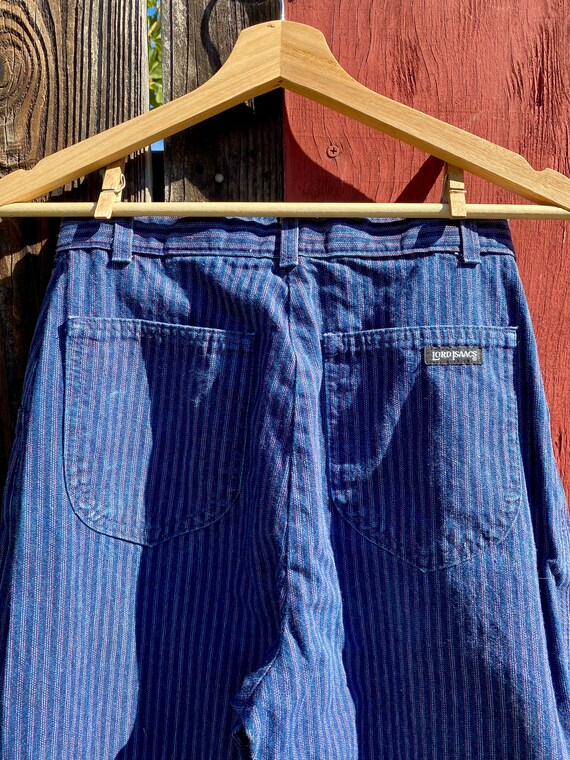 Navy Blue Striped Slacks - image 6