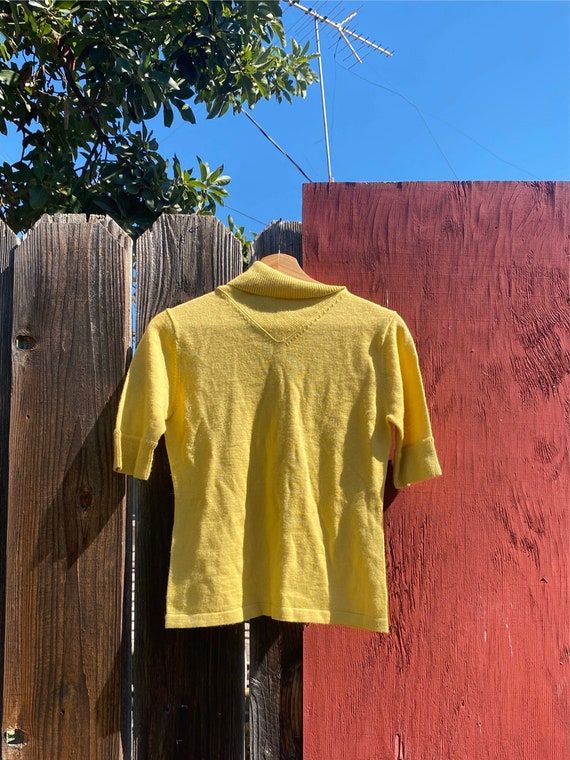 Yellow Sweater Blouse - image 1
