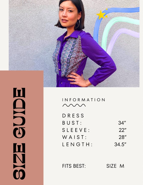 Purple Abstract Mini Dress - image 10