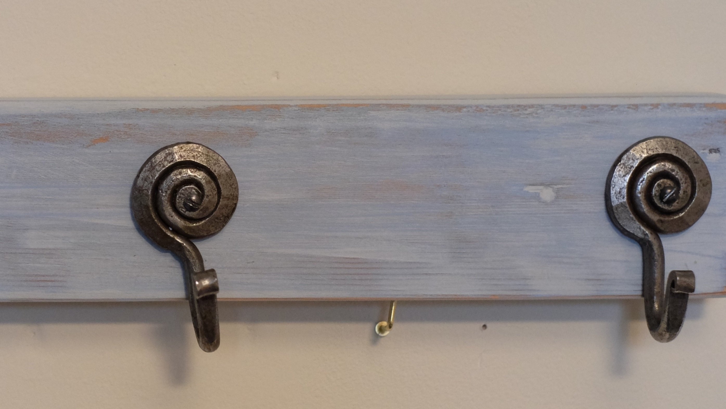 Shabby Chic Wall Coat Rack made of solid reclaimed wood with | Etsy