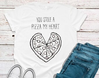 Polera Parejas Pololos San Valentin Pizza Pareja Amor Polera Parejas Pololos San Valentin Pizza Pareja Amor