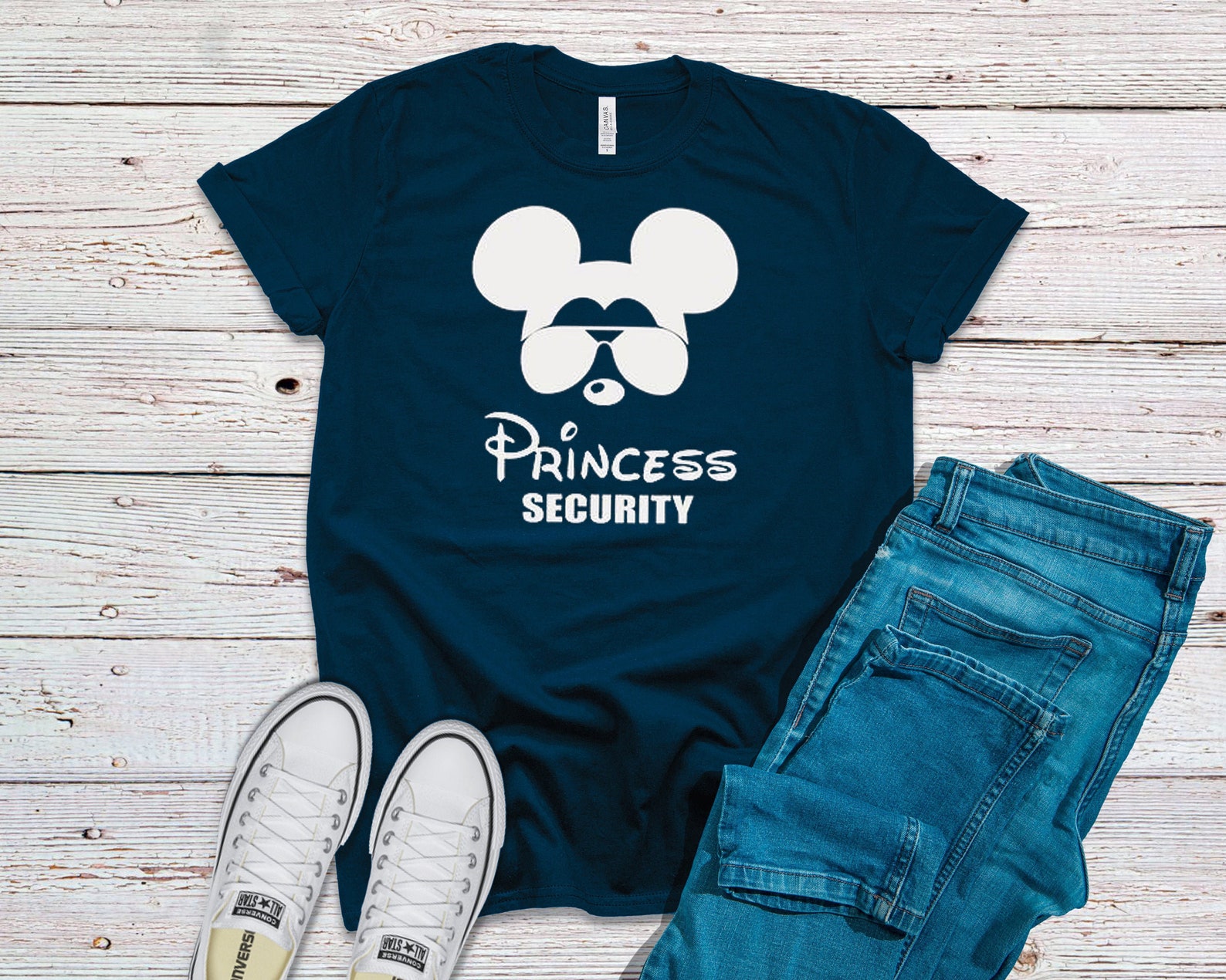 disney princess security shirt