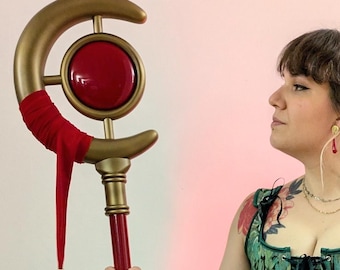 Frieren staff inspired from Frieren beyond journey's end prop for cosplay