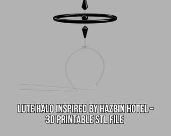 Lute-inspired halo hairband from Hazbin Hotel stl 3D file