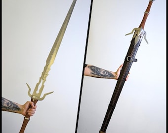 Fodero e spada Ciri ispirato a The Witcher 4 - cosplay - oggetti di scena - stampa 3d